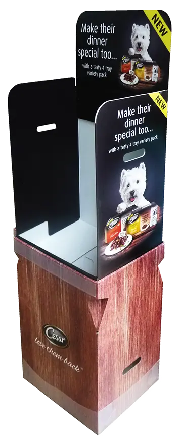 POS display cardboard stand retail display solution