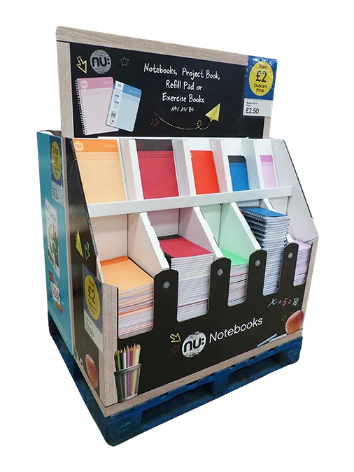 POS display cardboard stand retail display solution