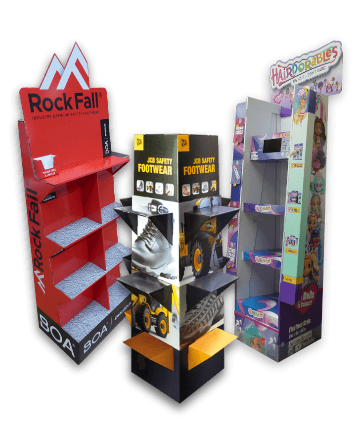 POS display cardboard stand retail display solution