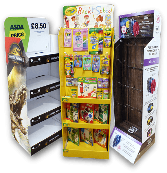 POS display cardboard stand retail display solution