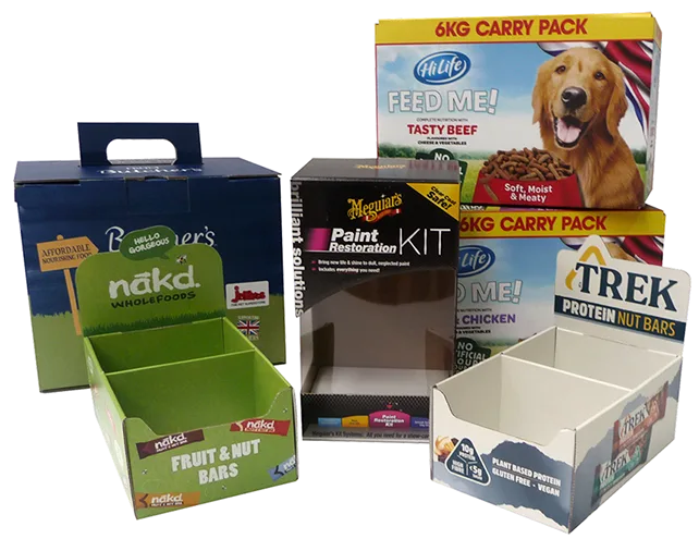 POS display cardboard stand retail display solution